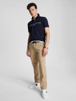 Поло Tommy Hilfiger Regular Fit Tommy Logo Desert Sky