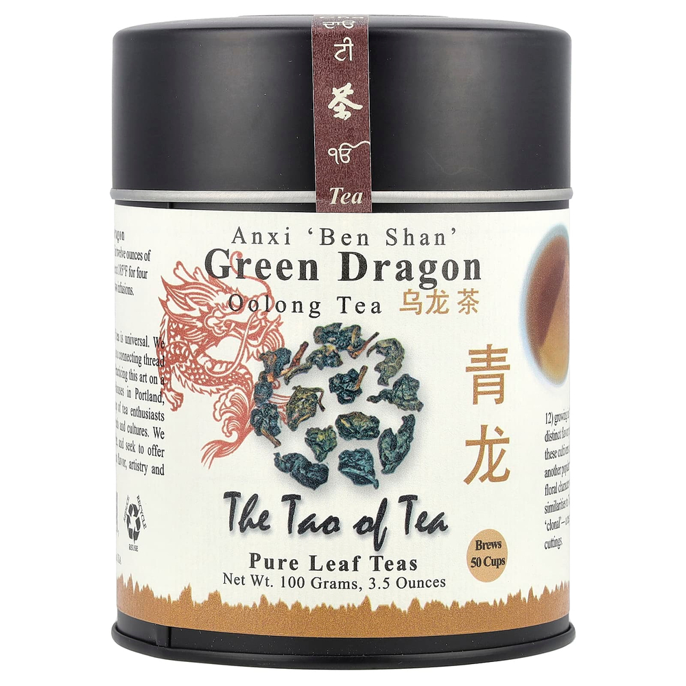 The Tao of Tea, Чай улун "Зеленый дракон", 3.5 унции (100 г)