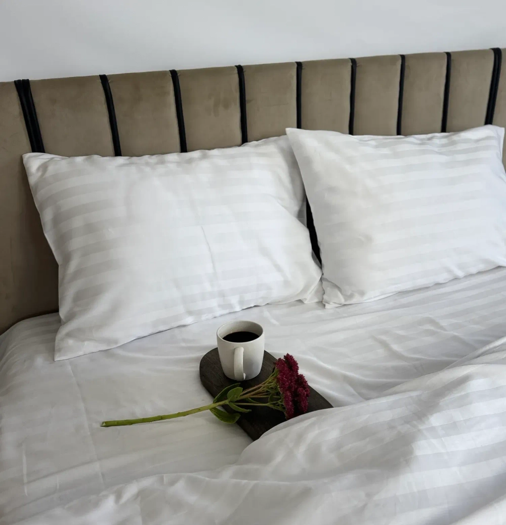 Комплект наволочек 50*70 см (2 шт.) WHITE LINE, 100% хлопок, сатин