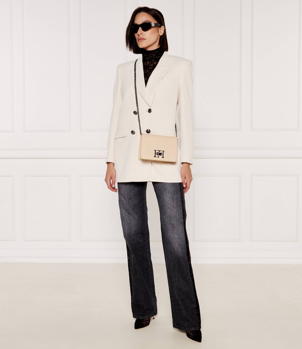 Сумка через плечо Elisabetta Franchi - экрю(BS11A46E2)