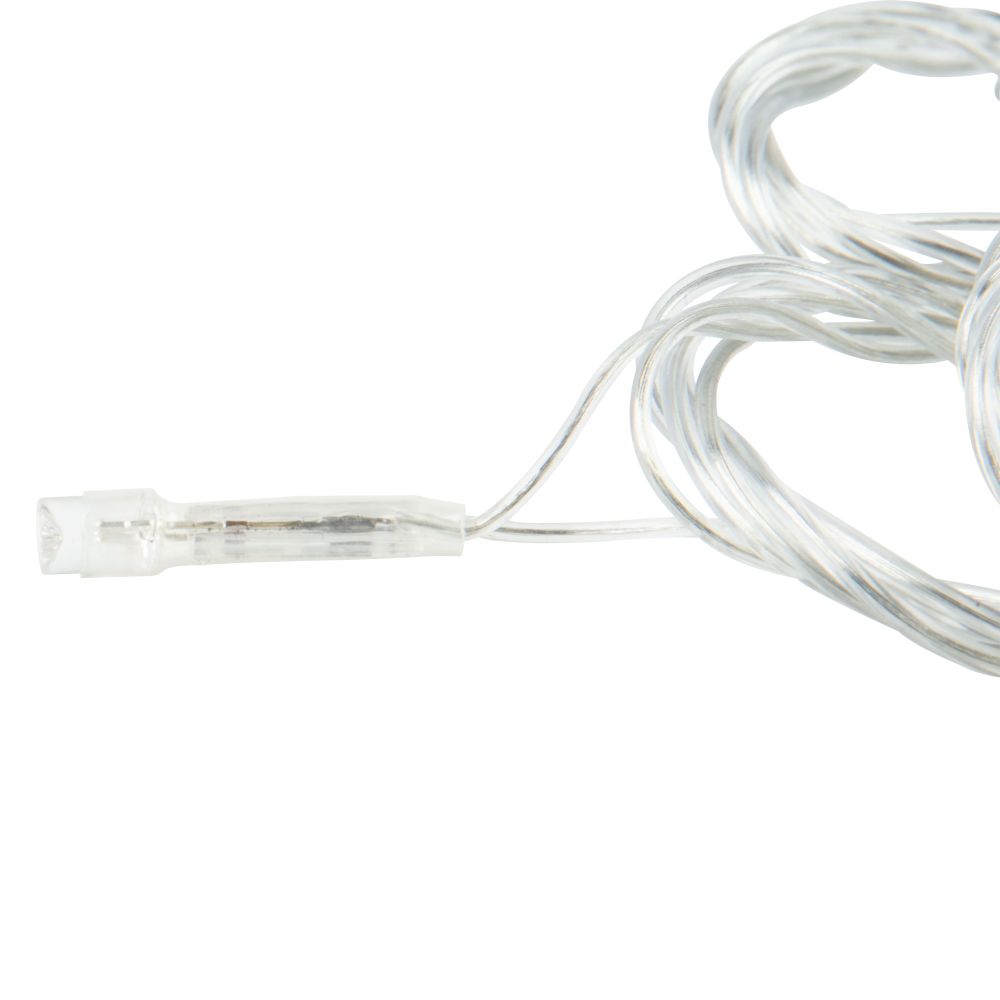 ULD-S2500-225-STK MULTI IP20 Гирлянда светодиодная. 25м. Соединяемая. 225 светодиодов. Разноцветный свет. Провод прозрачный. ТМ Uniel