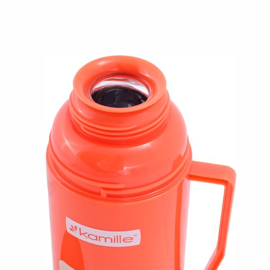 Термос 600 мл. со стеклянной колбой Kamille KM 2071 пластиковый корпус