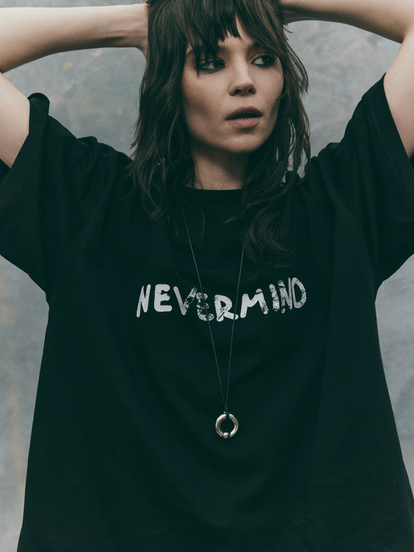 Футболка Nevermind, черная