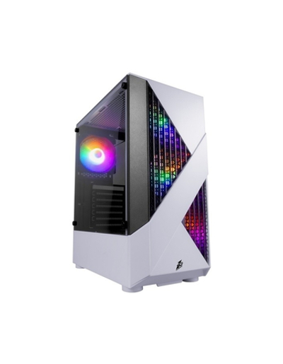 1STPLAYER FIREROSE F3-A White / ATX, TG / 4x120mm LED fans inc. / F3-A-WH-4F1