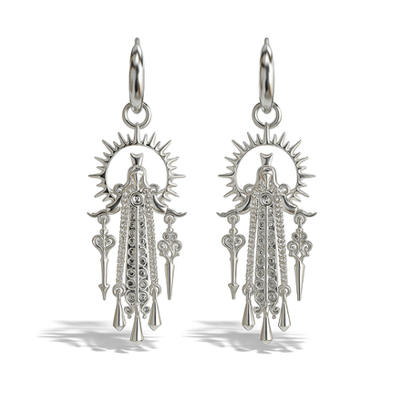 Серьги из серебра 925 пробы