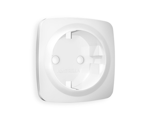 OP1260 Лицевая панель OMEGA (Белый матовый) для электрической розетки с/з QUANT