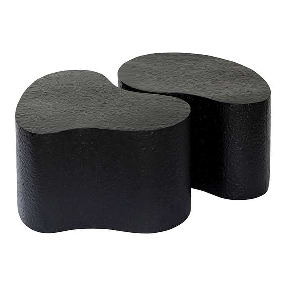 Набор из 2 журнальных столиков Grannis, черный