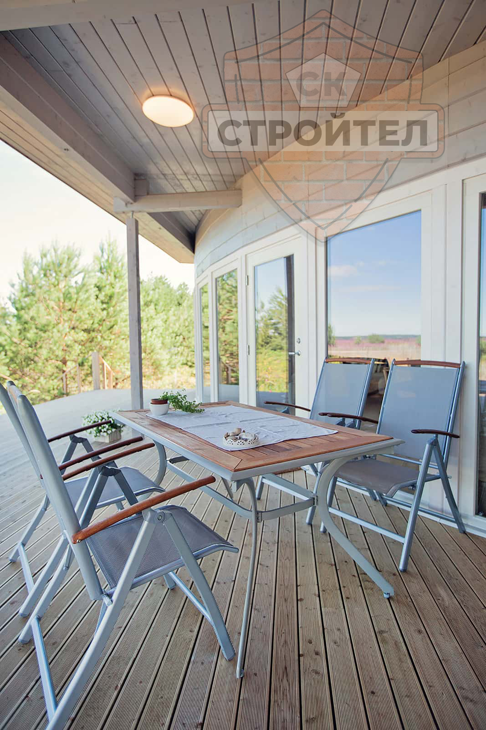 Скандинавский каркасный дом 123 кв.м
