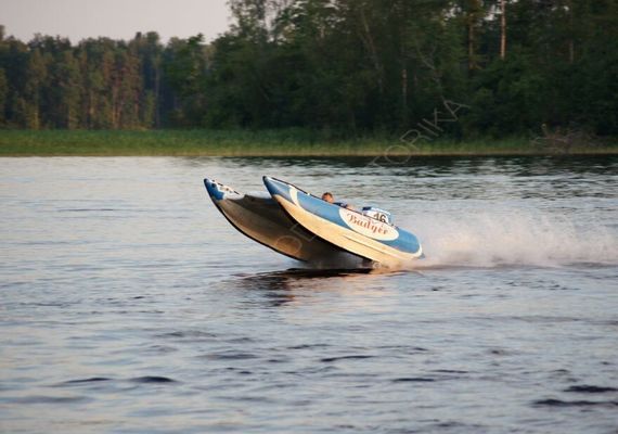 Надувной катамаран Badger FC 410 Black&amp;White