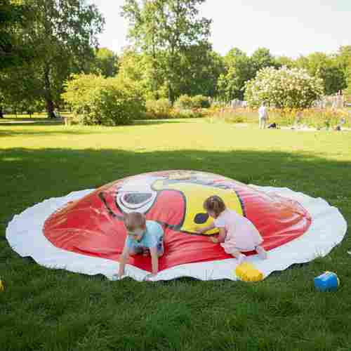 Надувная подушка для установки в грунт «Красная Птица», 8×8×2 м