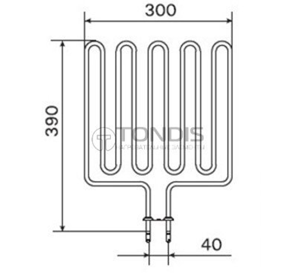 ТЭН Harvia ZSK-710 (2670 W, для печей KIP/KV/M/V)