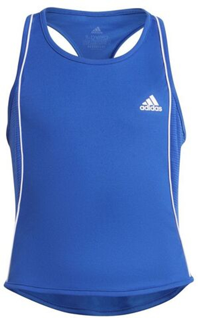Футболка для девочки теннисная Adidas G Pop Up Tank - blue/white
