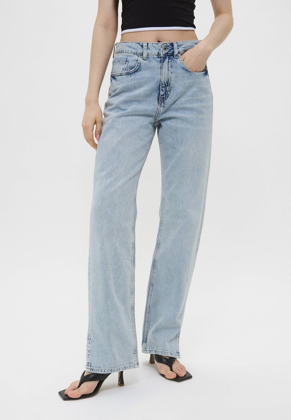 Джинсы STRAIGHT  женские KARL LAGERFELD JEANS