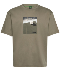 Теннисная футболка BOSS TS_Join - dark beige