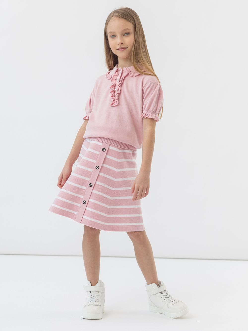 Джемпер розовый для девочки арт. AT925