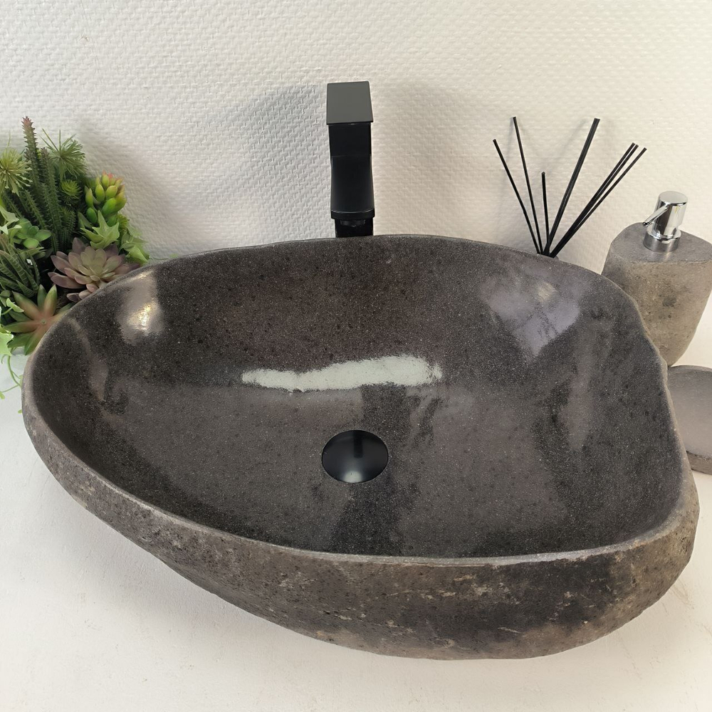 Раковина из речного камня RS-65249 57*42*16 0862