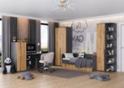 Стол письменный с пеналом левый МС "Стил"