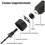 Набор перьевых/перовых сверл по дереву 6шт.