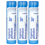 Boiron, Hypericum perforatum, 30C, 3 пробирки, 80 гранул в каждой