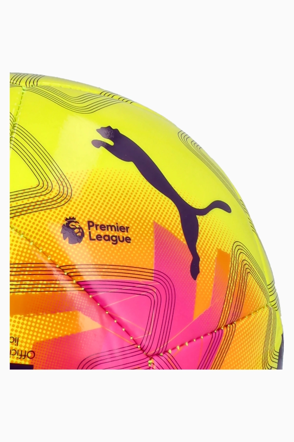 Футбольный мяч Puma Orbita Lights Premier League размер 1/Mini - желтый