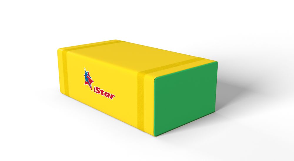 Мягкий гимнастический модуль "Прямоугольник" для детей и подростков - серия "Детская гимнастика".