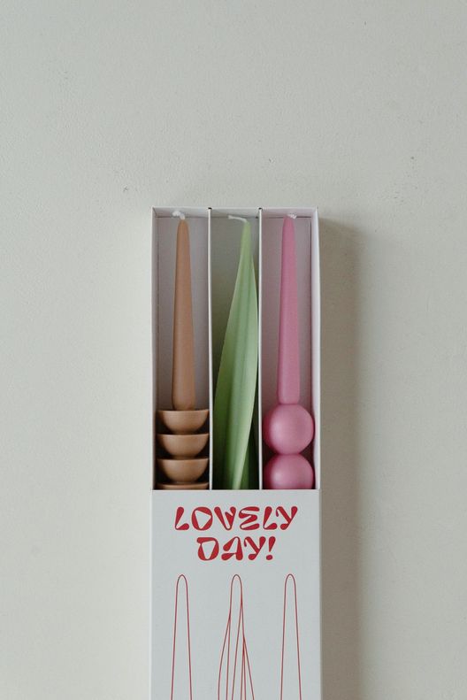 Набор из 3-х свечей / Lovely day