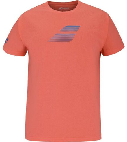 Теннисная футболка Babolat Exercise Big Flag - Orange