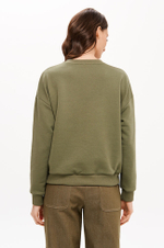 23424 Свитшот женский (зеленый)