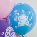 Шар (12''/30 см) Синий трактор, Ассорти, пастель, 5 ст, 25 шт.