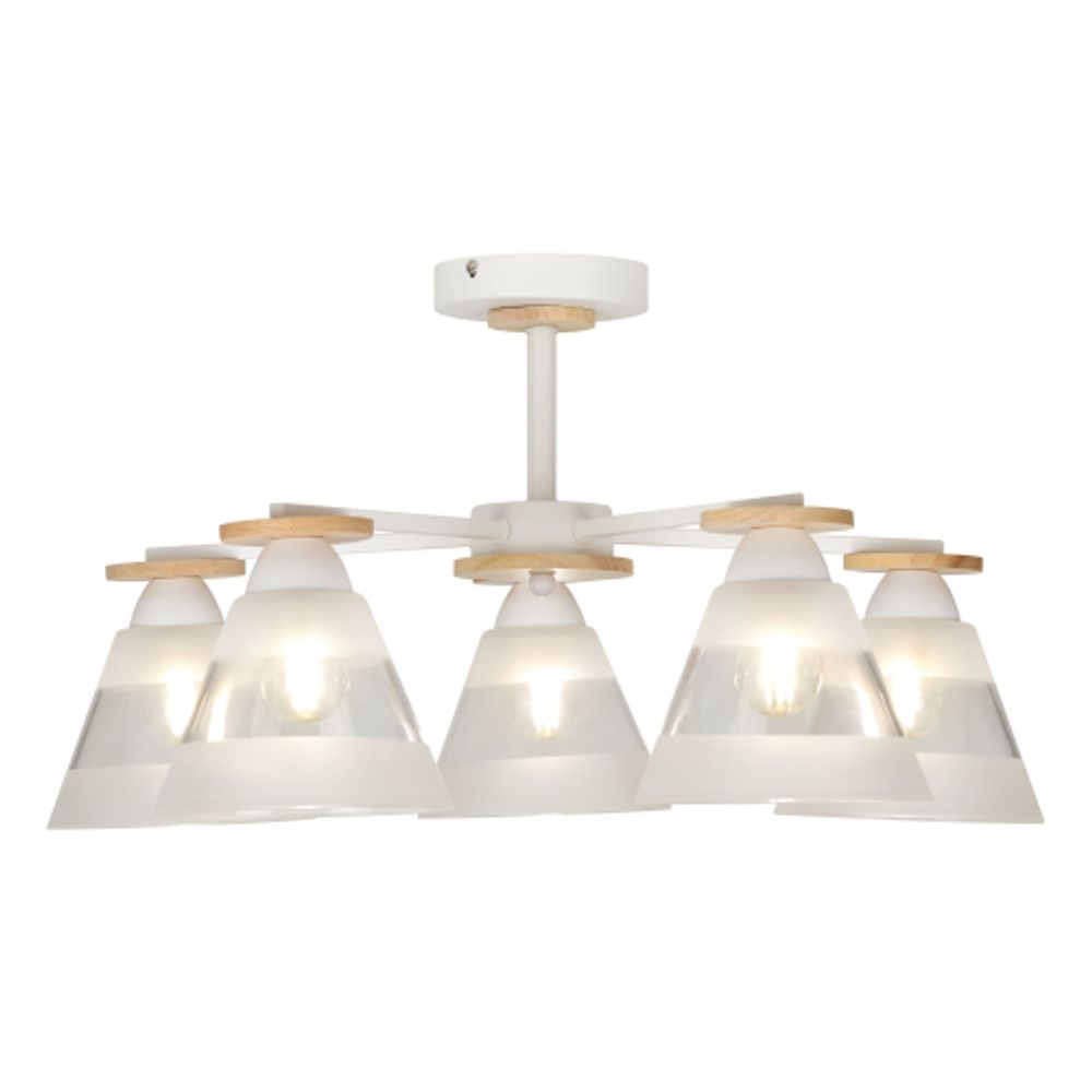 Люстра Rivoli Theothila 9177-305 5 х Е27 60 Вт модерн | Rivoli