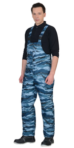 Костюм "СЕКЬЮРИТИ" зимний: куртка, п/комб. КМФ серый вихрь