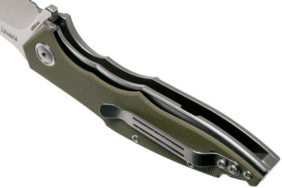 Складной нож MKM "RAUT" MKM/VP01 GB GR c клинком из стали Böhler M390 Microclean®, рукоять G10 / титан