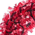 Венок декоративный TINSEL «Изящное сияние» 38 см, Красный