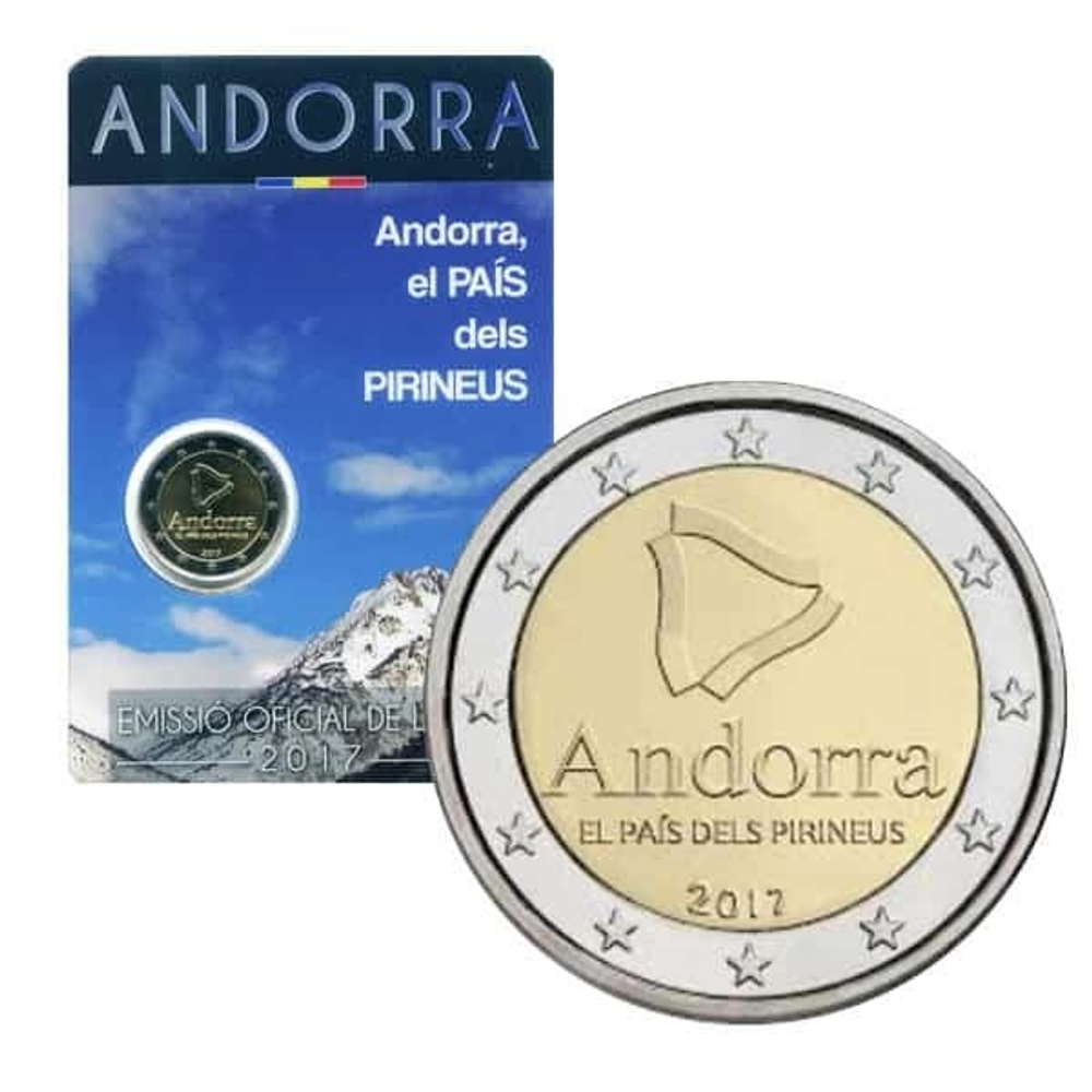 Andorra 2 Euro 2017: 150th The Pyrenean Country
