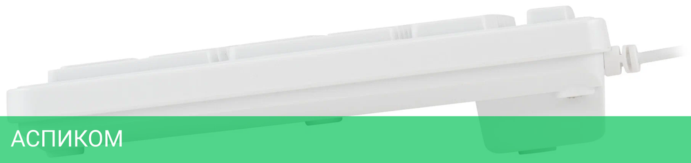 Клавиатура Acer OKW123 белый (ZL.KBDEE.00D)