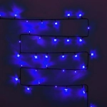 Гирлянда для улицы «Мерцание» 20м 240 ламп LED чёрный провод,1 реж.,IP-54, Синий (возможность соединения)