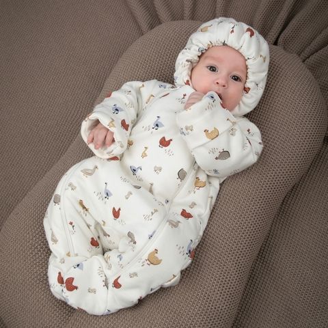 Утеплённый комбинезон из интерлока