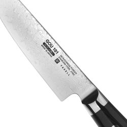 Нож кухонный универсальный 12 см, «Petty», дамасская сталь, серия Gou, YA37002, YAXELL, Японияфотография - 3