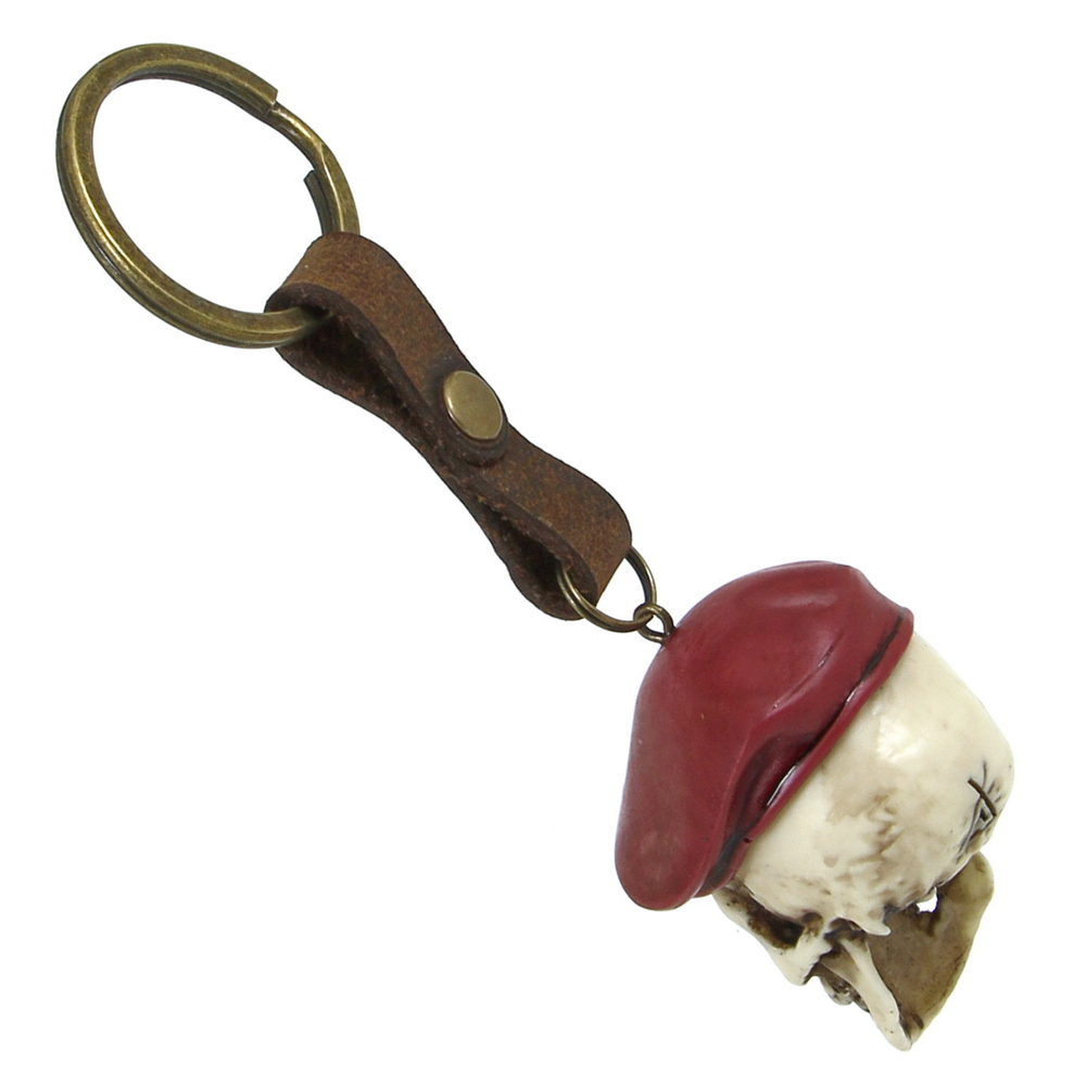 Брелок Череп в берете (107)