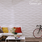 Гипсовая 3D панель Листья на песке