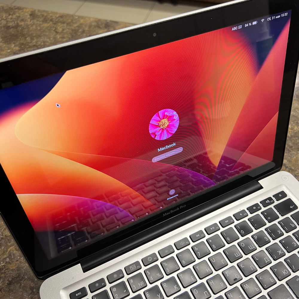 Ноутбук MacBook Pro A1278, 13 дюймов, 2011 год, 2-х ядерный 2.3 Ghz Intel Core i5, 8 Gb, Intel HD Graphics 3000 512 Mb, HDD 320 Gb (хорошее состояние, полностью обслужен, зарядное устройство, Mac OS Ventura)