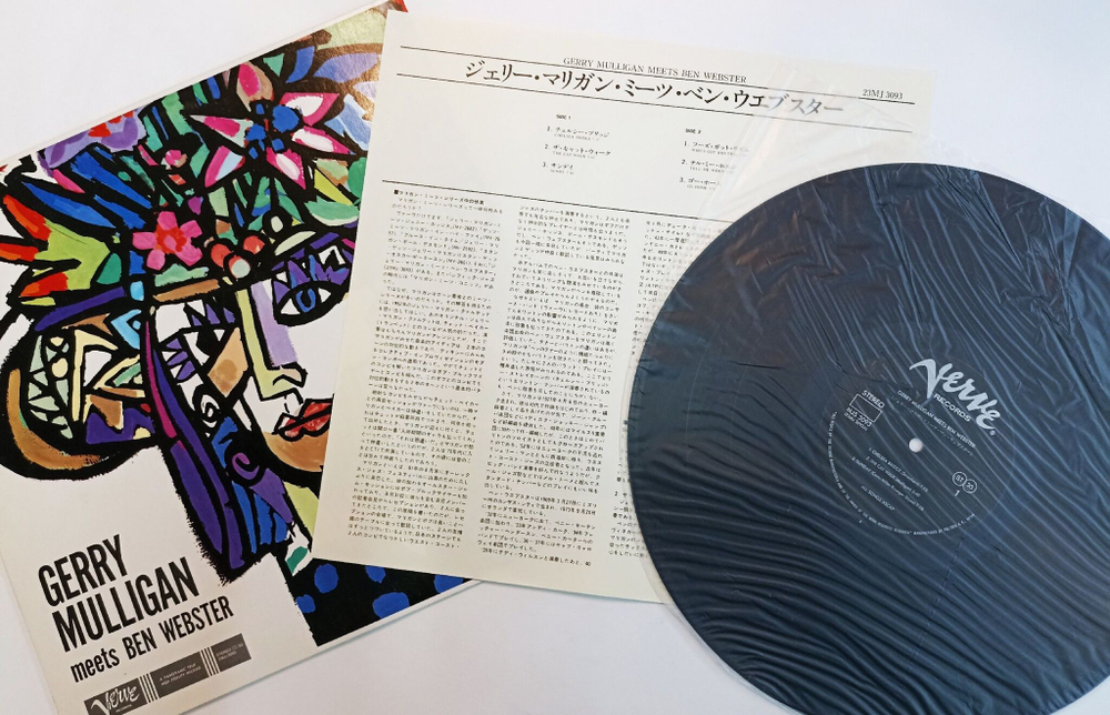 Винтажная виниловая пластинка Gerry Mulligan, Ben Webster Gerry Mulligan Meets Ben Webster (Japan 1980)