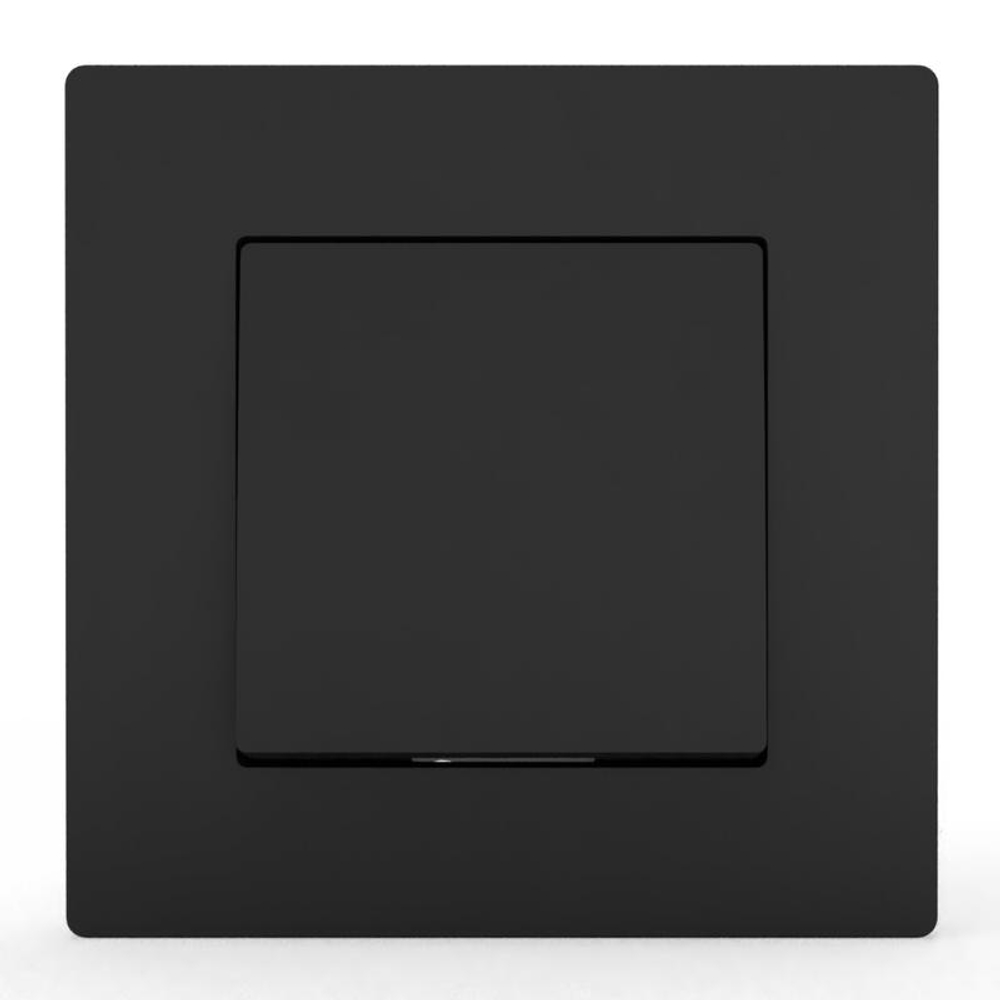 Выключатель 1-кл. СП Pixel 10А IP20 в сборе карбон TOKOV ELECTRIC TKE-PX-V1F-C14