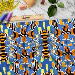 Ткань мембрана плавающий тигр