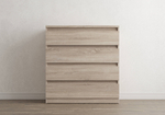 Комод Aksel 4 ящика (дуб сонома)
