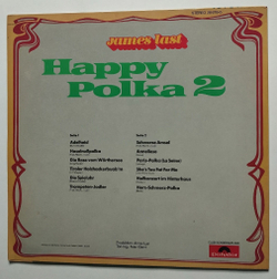 Винтажная виниловая пластинка LP James Last Happy Polka 2 (Germany 1972) (Club Edition) NM
