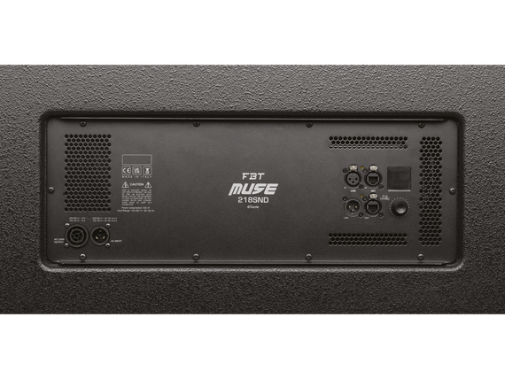 FBT MUSE 218SND - активный сабвуфер, класс D, с DANTE интерфейсом, 4000 Вт, 148,5 дБ SPL