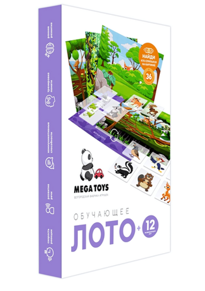 Лото прозрачное "Лесные животные" (Лидер)