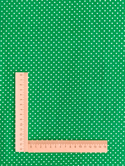 Ткань бязь плательная, рис. "Горох 2 мм", ширина 150 см, арт. 614