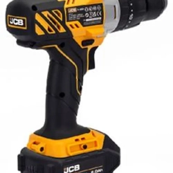 Дрель-шуруповерт аккумуляторная (JCB-18CD-B-E) 18V, max 45Nm в комплекте с зарядным устройством (JCB-18VFC-E) 2.4A и батареей аккум(JCB-20LI-E) 2.0AH JCB JCB-18CD-2XB-E